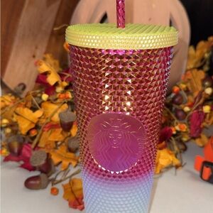 Starbucks Pink and Yellow Gradient Tumbler